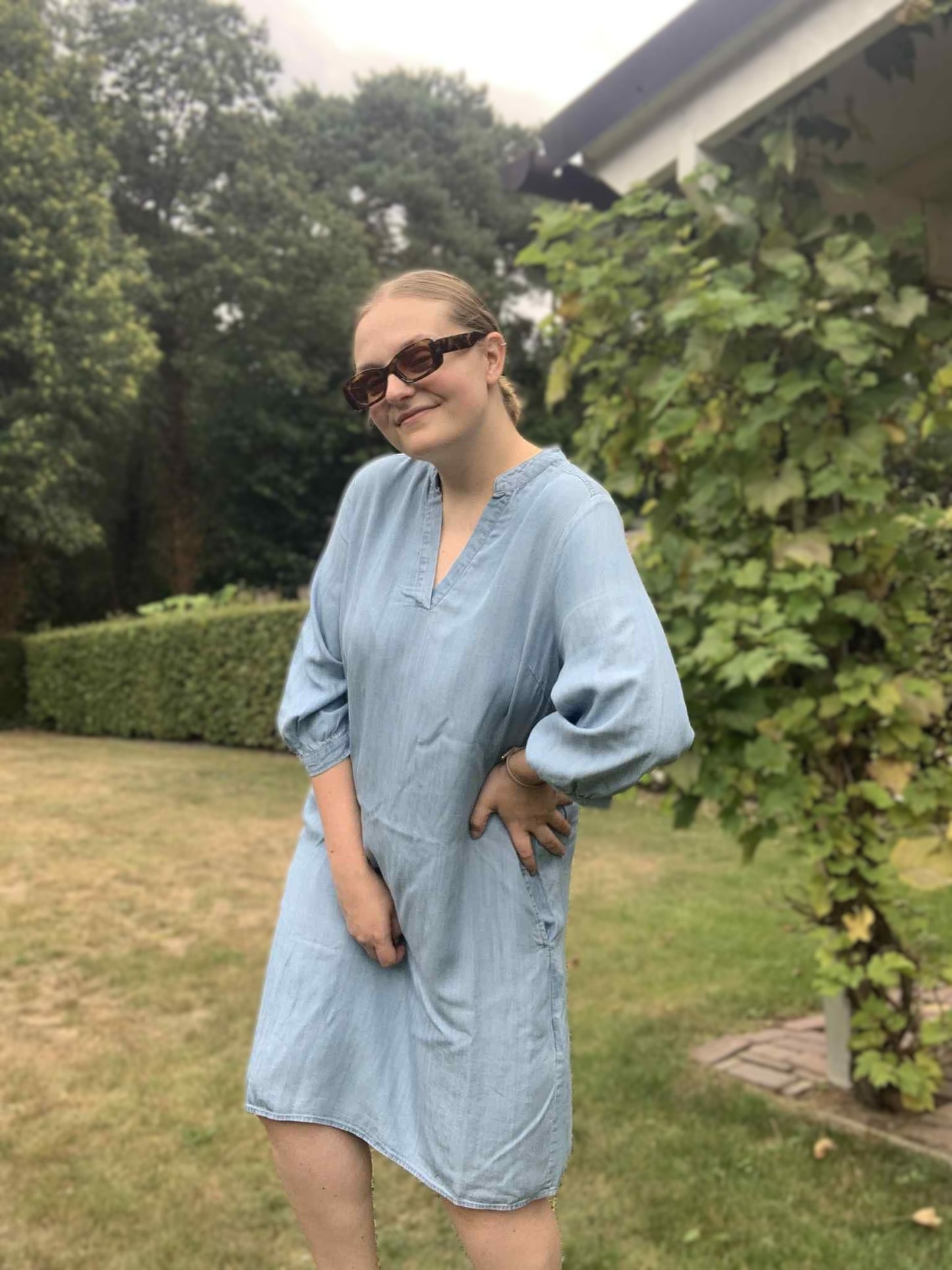 Maina denim dress