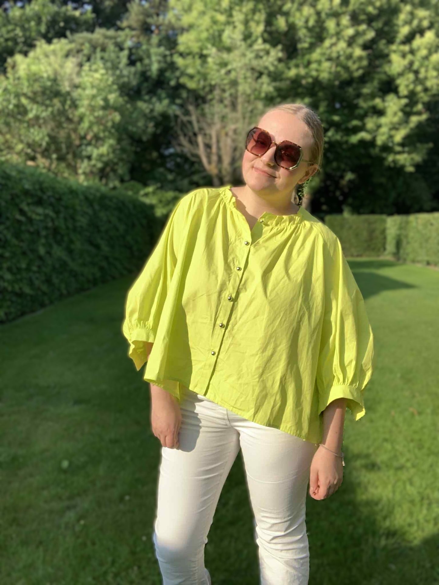 Emily blouse lemon