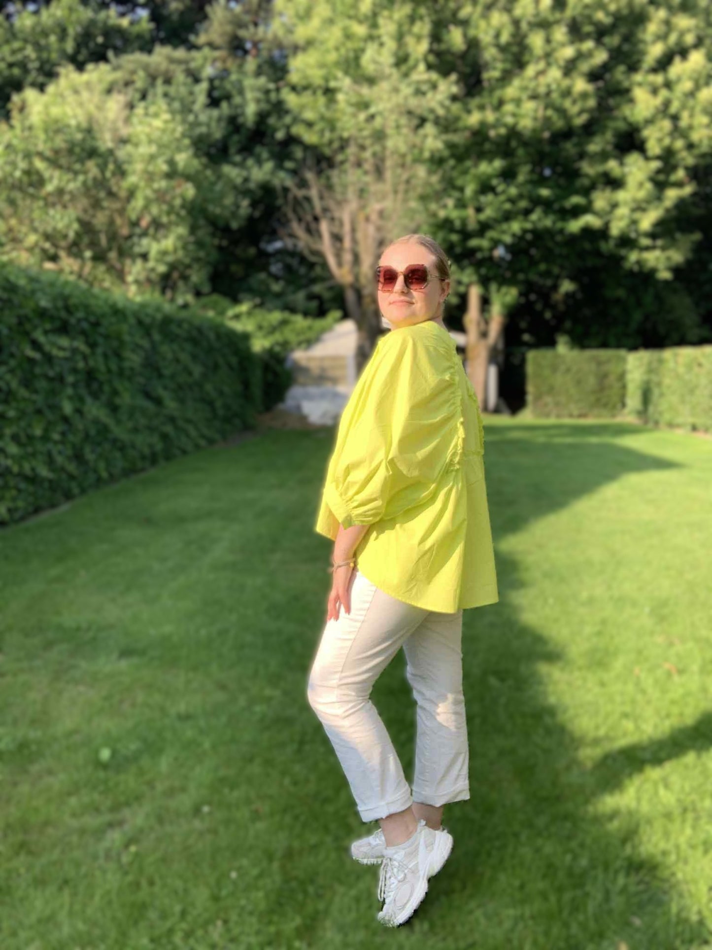 Emily blouse lemon