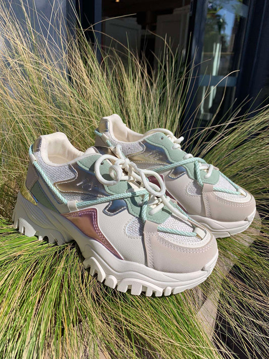 Shine On – Lila & Green Sneaker